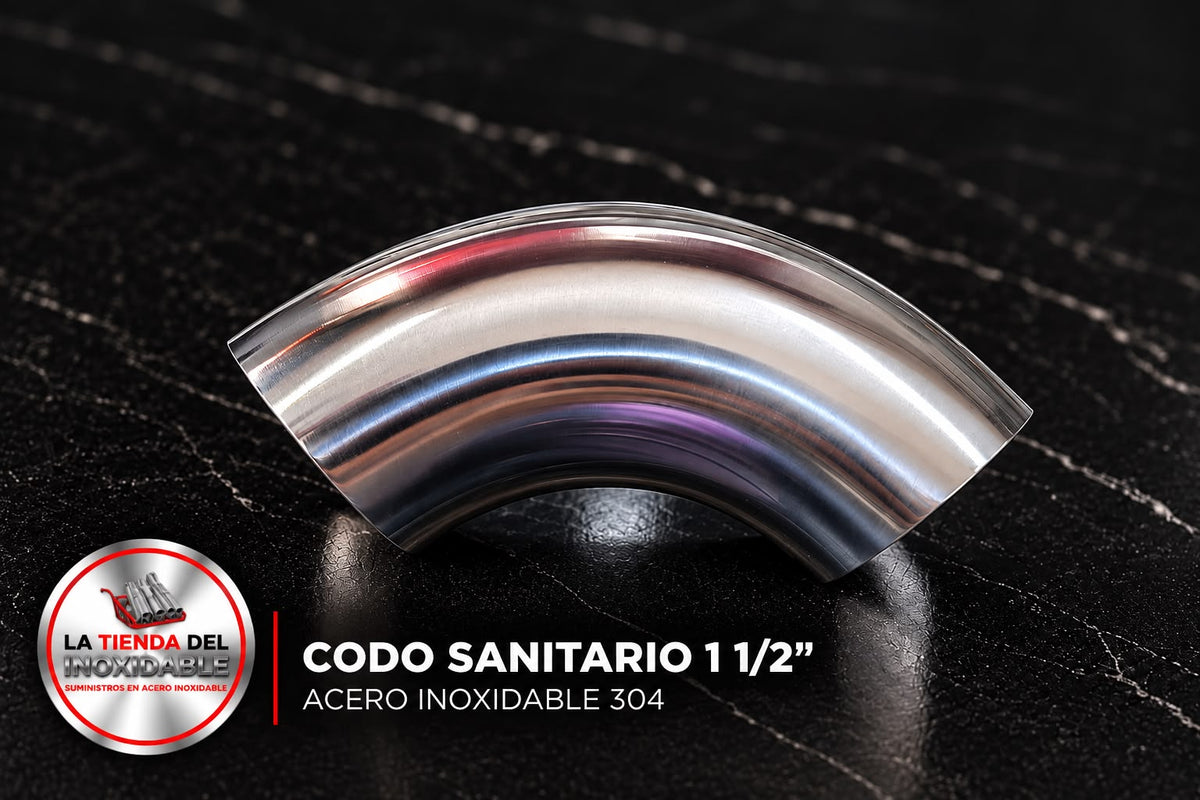 Codo sanitario 1 1/2"